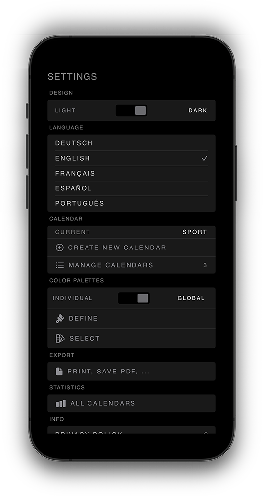 CREATE7 Multilingual Feature